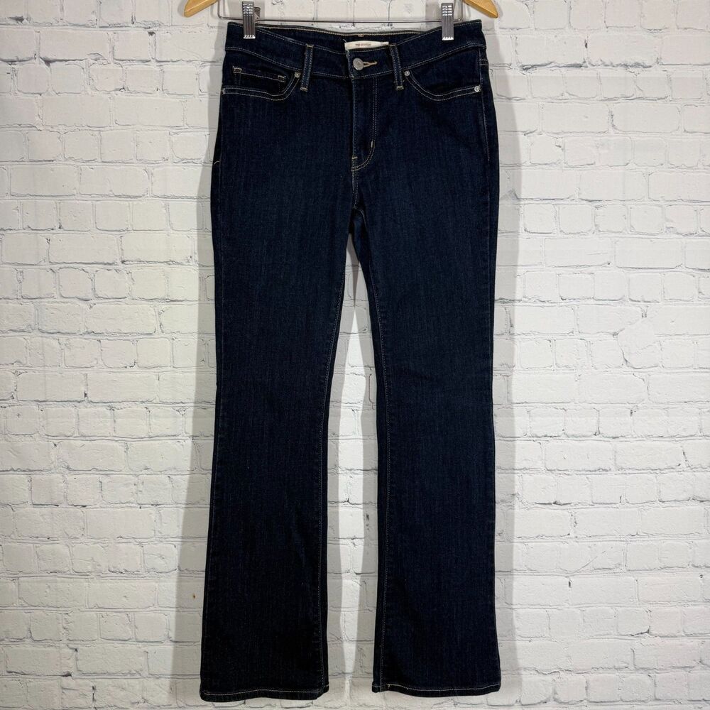 Levis 715 Bootcut Jeans Women Size 27 Blue Medium Western Rodeo Pants